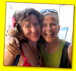 Leslie Adams and Amy Seidman of AmesEla at How Weird Festival San Francisco